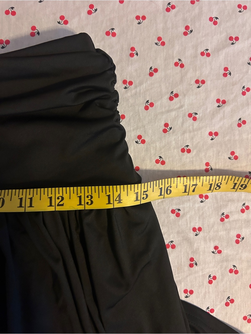 SHEIN Black Ruched Waist Maxi Skirt with Side Slit - Picture 6 of 7